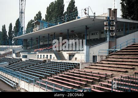 SK Slovan Bratislava Fußballplatz, Tehelne Pole, Bratislava, Slowakei Stockfoto
