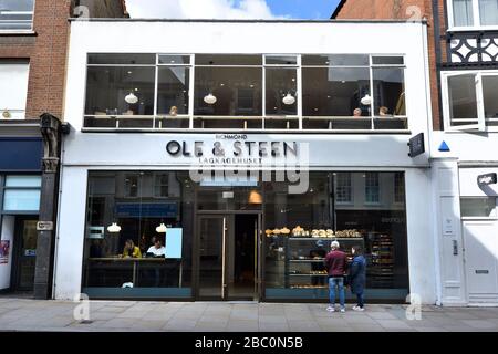 Ole & Steen, George, Street, Richmond, London, Großbritannien Stockfoto