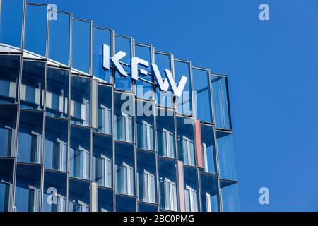 Frankfurt am Main, Hessen, Deutschland - KFW Bank. Frankfurt am Main, Hessen, Deutschland - KFW-Bank. Stockfoto
