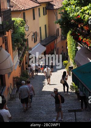 Restaurant, Salita Serbelloni Climb, Bellagio, Como Lake, Lombardei, Italien, Europa Stockfoto