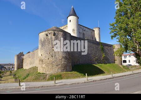 Mittelalterliche Burg von Noirmoutier en l'Ile in der Region Pays-de-la-Loire im Westen von Frankreich Stockfoto