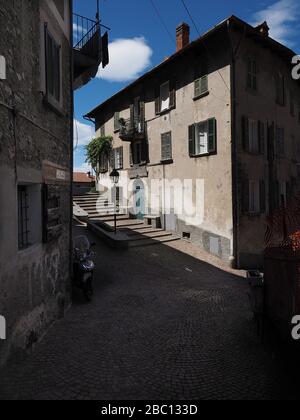 Historisches Zentrum, Dorf Perledo, Ostküste des Comer Sees, Lombardei, Italien, Europa Stockfoto