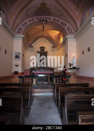 Historisches Zentrum, Dorf Perledo, Ostküste des Comer Sees, Lombardei, Italien, Europa Stockfoto