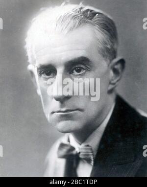 MAURICE RAVEL (1875-1937) französischer Komponist Aboutn 1925. Stockfoto