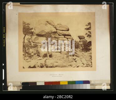 Granite Rock - Buford Station, Laramie Mountains Stockfoto