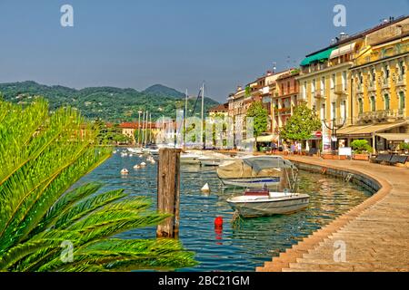 Salo am Gardasee, Provinz Brescia, Italien. Stockfoto