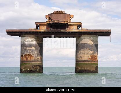 Fort Knock John Naval Tower, Thames Estuary Stockfoto