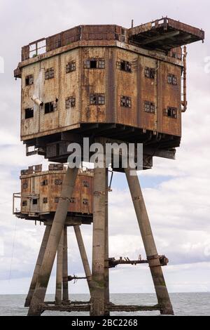 Redsands Tower Detail Stockfoto