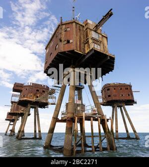 Redsands Marinesturm Stockfoto