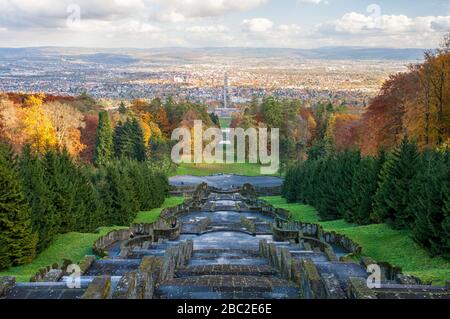 Das Herkules-Denkmal in Kassel Stockfoto