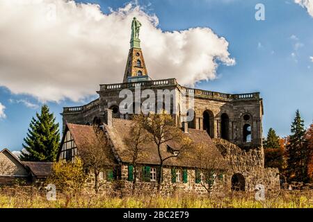 Das Herkules-Denkmal in Kassel Stockfoto