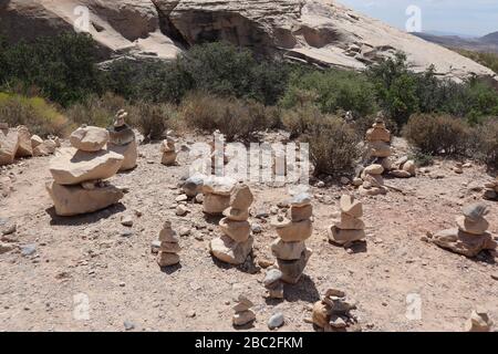 Ein Bild der Felsen im Red Rock Canyon Stockfoto