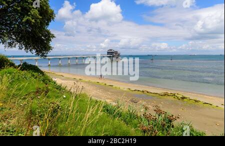 Bembridge-Rettungsboot staion an einem sonnigen Tag Stockfoto