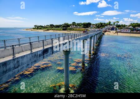 Bembridge-Rettungsboot staion an einem sonnigen Tag Stockfoto