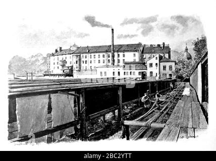 Groß-Industrie Oesterreichs 4 Franz Baur Soehne 96-2. Stockfoto