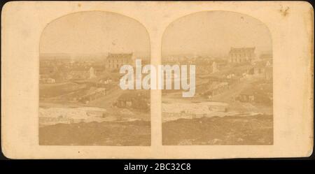 Gruppe von 17 frühen Calotype Stereograph Views - DP75394. Stockfoto