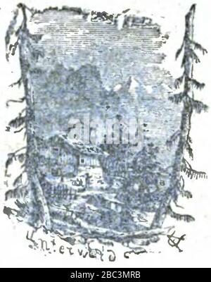 Guida della montagna pistoiese 1878 (Seite 162 Ernte). Stockfoto