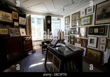 Das ehemalige Haus und Atelier von Jean-Francois Millet Masion et Atelier de Jean Francois Millet. Heute eine Kunstgalerie und ein Museum in Barbizon.seine-et-Marne.France Stockfoto