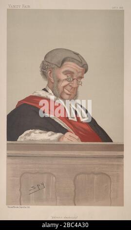 William Robert Grove, Vanity Fair, 1887-10-08. Stockfoto