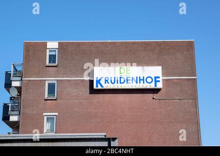 Reklametafel Kruidenhof Einkaufszentrum In Diemen, Niederlande 2020 Stockfoto