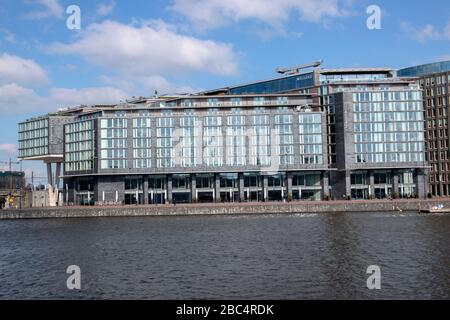 Stadtbild Des Oosterdok In Amsterdam Niederlande 2020 Stockfoto