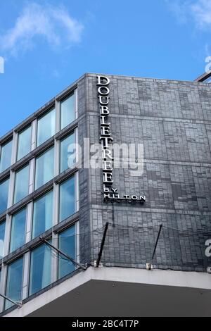 Double Tree Hilton Hotel In Amsterdam, Niederlande 2020 Stockfoto