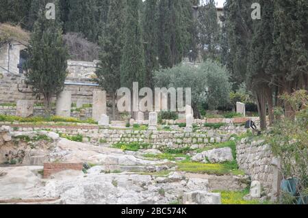 Pilgerfahrt – Israel: Der Garten Gethsemane, Jerusalem Stockfoto