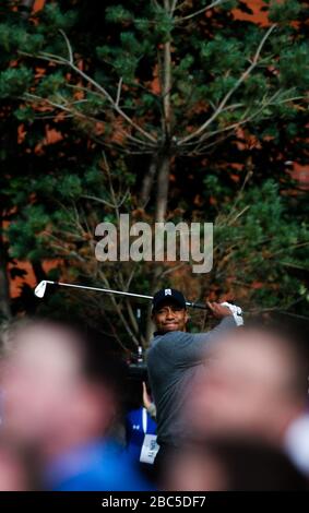 US-Tiger Woods ist am 10 Stockfoto