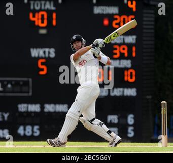 Surreys Kevin Pietersen beendete Tag drei auf 234 nicht gegen Lancashire. Stockfoto