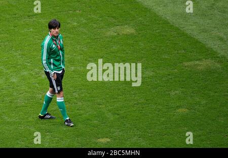 Deutschlands Trainer Joachim Low während der Trainingseinheit Stockfoto