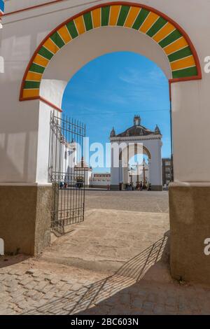 Basilica Nuestra Señora de Copacabana, Copacabana, Titicaca-See, Anden, Departamento La Paz, Bolivien, Lateinamerika Stockfoto