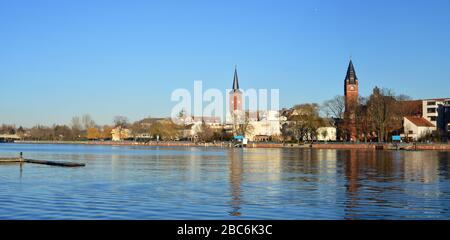 Citypanorama der Altstadt Köpenick in Berlin Stockfoto