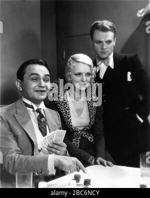 EDWARD G. ROBINSON NOEL FRANCIS und JAMES CAGNEY in SMART MONEY 1931 Regisseur ALFRED E. GREEN Screen Story and Dialogue Kubec Glasmon und John Bright Warner Bros Stockfoto