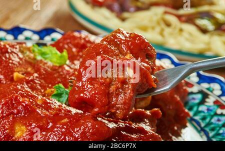 Ambulthiyal - Srilankan Sweet and Sour Fish Curry Stockfoto