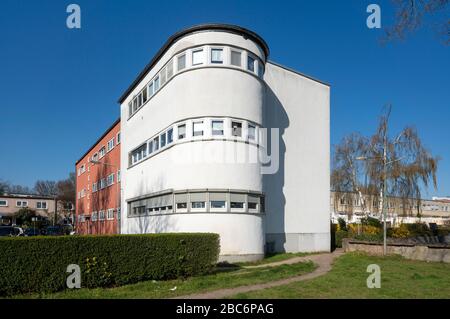 Frankfurt am Main, Siedlung Römerstadt, Gesamtplanung 197-1929 von Ernst May Stockfoto