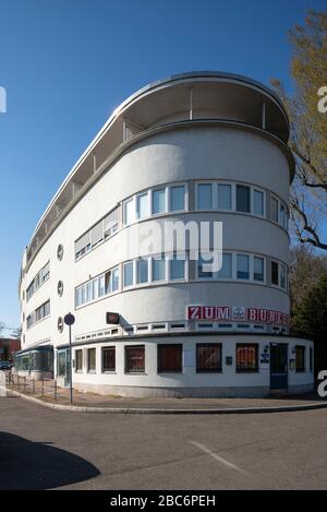 Frankfurt am Main, Siedlung Römerstadt, Gesamtplanung 197-1929 von Ernst May Stockfoto