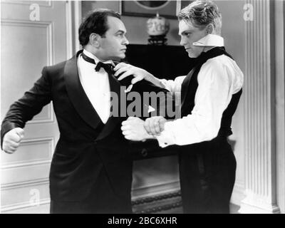 EDWARD G. ROBINSON und JAMES CAGNEY in SMART MONEY 1931 Regisseur ALFRED E. GREEN Screen Story and Dialogue Kubec Glasmon und John Bright Warner Bros Stockfoto