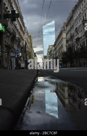 FRANKREICH / LYON 2019/09/25 LYON die buisness aera von Lyon, zweite Stadt Frankreichs in Europa Stockfoto