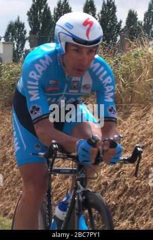 Erik Zabel vom Team Milram während der Tour de France 2006, Radrennen 7, Saint-Grégoire - Rennes ITT am 08. Juni 2006 in Rennes, Frankreich - Foto Laurent Lairys/DPPI Stockfoto