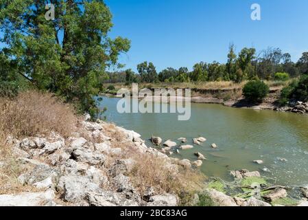 Wandern im Nahal Sorek in Israel Stockfoto