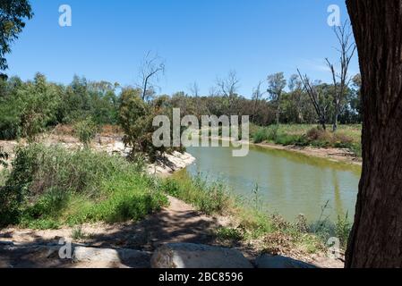 Wandern im Nahal Sorek in Israel Stockfoto