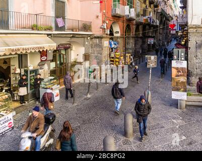 Altstadt von Neapel Stockfoto