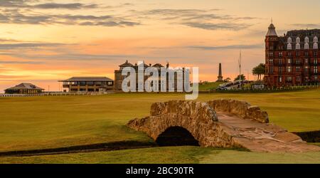 The Old Course, St Andrews, Fife, Schottland. Stockfoto