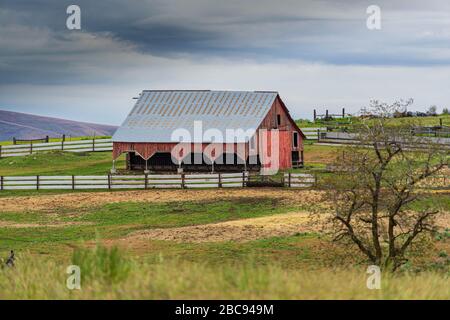 Schönes ländliches Zentraloregon, USA Stockfoto