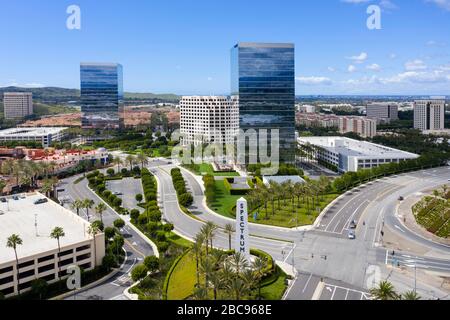 Luftaufnahmen von Irvine Spectrum Offices Stockfoto