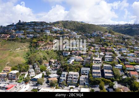 Blick auf Laguna Beach, Kalifornien Stockfoto