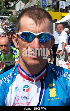 Didier Rous von Bouygues Télécom während der Tour de France 2006, Radrennen Etappe 16, Bourg-d'Oisans - La Toussuire am 19. Juni 2006 in 'Bourg-d'Oisans, Frankreich - Foto Laurent Lairys/DPPI Stockfoto