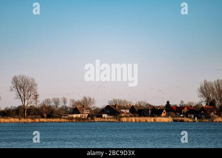 Sappiergang in Maasholm an der Schleife. Stockfoto