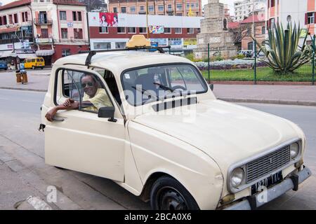 Afrika, Madagaskar, Antanananarivo, Tana. Taxi. Stockfoto