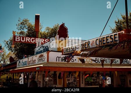 USA, Vereinigte Staaten von Amerika, Kalifornien, Arizona, Route 66, historische Route 66, Seligman, Kingman, Williams, Hackberry, Stockfoto